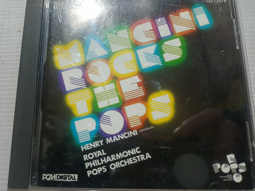 Cd Mancini Rocks The Pops Henry Mancini Filarmónica 