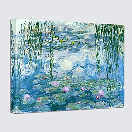Wieco Art Mon0023_3040 Lirios De Agua De Claude Monet Reprod