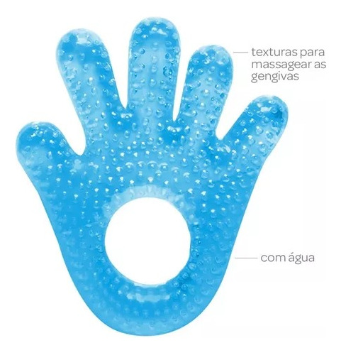 Mordedor Para Alivia A Gengiva Com Água Mãozinha - Buba