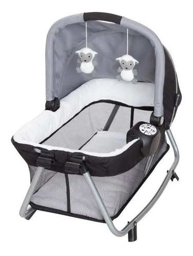 Cuna Corral Wishper Gray Baby Trend