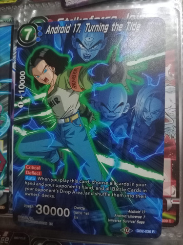 Android 17, Turning The Tide Alternate Art Carta Dragon Ball