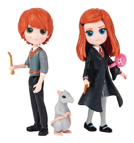 Ron Ginny Weasley Magical Minis Harry Potter Orig Collectoys