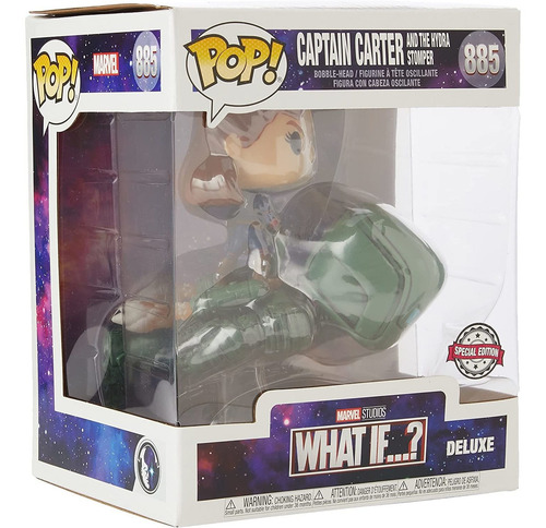 Funko Pop! Deluxe Marvel: What If? - Captain Carter Riding