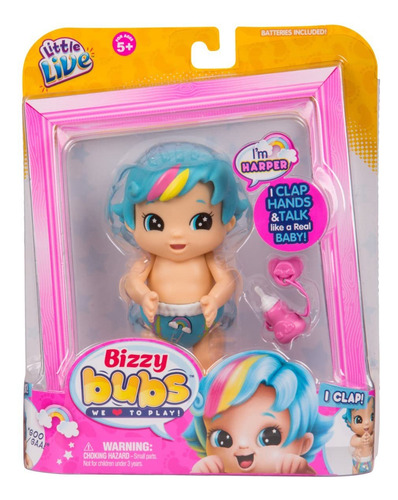 Bebês Vivos Little Live Bizzy Bubs Aplaudem Bebê Harper
