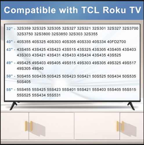 Soporte Base Para Tcl Smart Tv, Patas Para Tcl Roku Tv 32 Pu