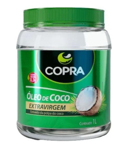 Oleo De Coco Extra Virgem Copra 1 Litro