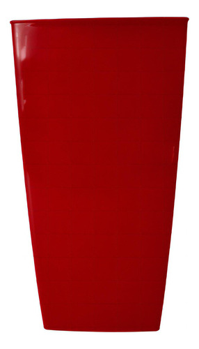 Maceta Plastico Matri Modelo Piramidal N 15 Color Rojo