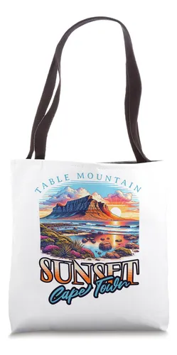 Table Mountain Ciudad Del Cabo Sudáfrica Bolsa De Tela