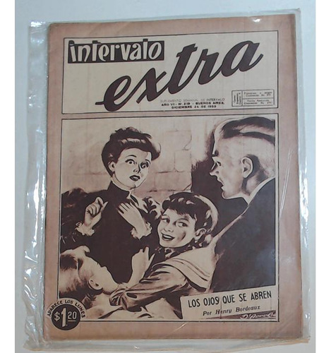 Historieta Intervalo Extra 219 Año Vi Fecha 12 De Dicie 1955