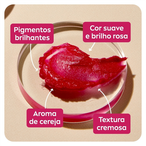 Imagem 9 de 9 de Protetor Labial Nivea Cereja Shine 4,8g