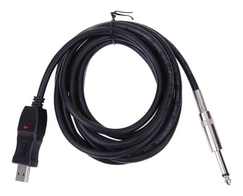 Cable Adaptador Usb Para Guitarra Pc Notebook Mac Interface