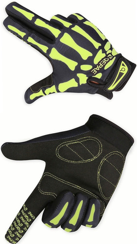 Imagen 5 de 7 de Guante Bicicleta Moto Fitness Touch Screen P / Celular Crazy
