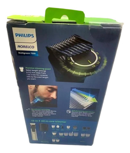 Aparador Philips Norelco Multigroom Series 7000 Cor Prateado 110v/220v