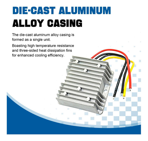Convertidor Dc 24v A 12v 30a, Convertidor De Potencia Del De