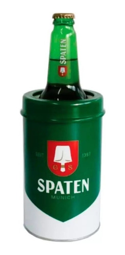 Cervegela Porta Garrafa De Alumínio Spaten Munich Licenciado