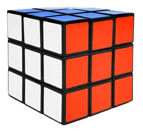Cubo Rubik Clásico 3x3 Juguete Destreza 5.5cm Dinamico Color De La Estructura Negro