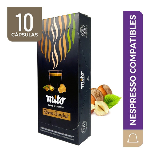 Nuevas! Cápsulas Sabor Avellana Mito - Nespresso Compatibles