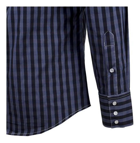 Imagen 4 de 6 de Camisa Vaquera Wrangler Hombre Manga Larga U05