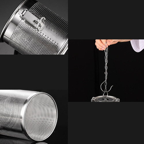 Bolsa De Condimentos Multiusos De Acero Inoxidable Con Infus