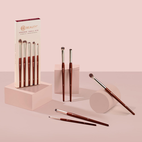 Set De Brochas Para Sombra De Ojos Bk Beauty Para Ojos Con C
