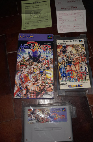 Juego Muscle Bomber Para Super Famicom (orig/jap) Completo (Usado)