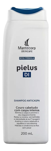 01 Unidade Shampoo Anticaspa Pielus Di Com 200ml