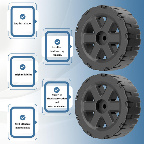 Hqapr Kit De Rueda Negra De 4 Pulgadas Para Enfriadores Iglú