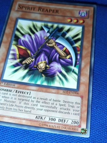 Spirit Reaper Yugioh Tcg #sd2-en006 Spirit Reaper Inglés (Usado)
