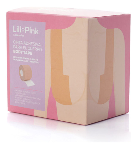 Lili Pink Cinta Adhesiva Flexible Con Realce Ls121-020 Body 