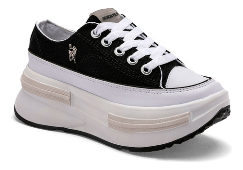 Tenis American Polo Negro 2572 A1