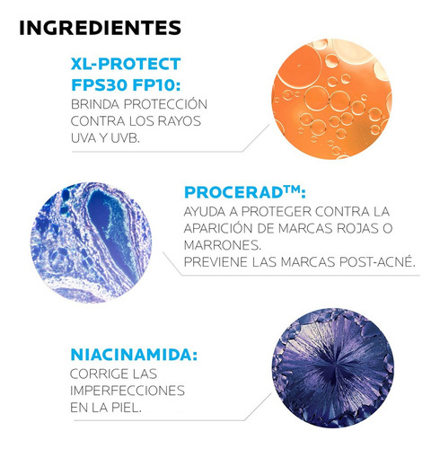 Crema Gel La Roche-posay Effaclar Duo+ 40ml Spf30 Día Todo Tipo De Piel Día