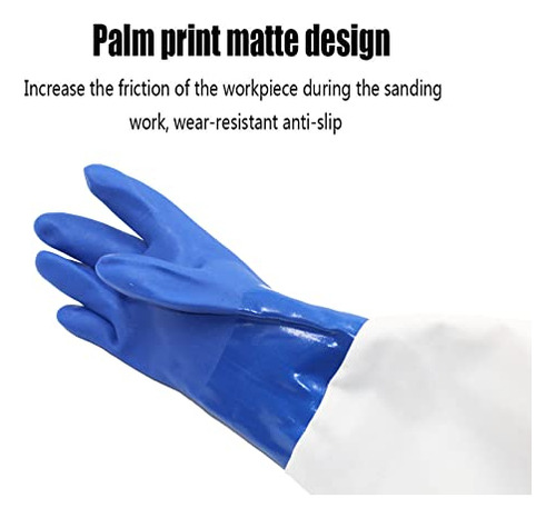 Guantes De Proteccin Canvas Xl Para Cabinas De Chorro De Are