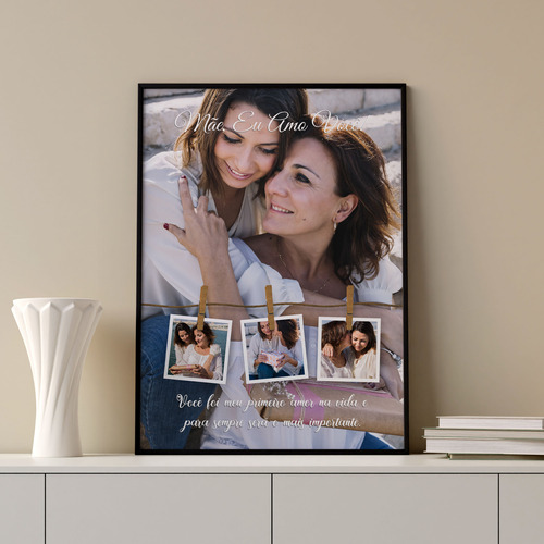 Quadro Decorativo Personalizado, Tema: Mãe 3