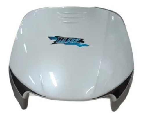 Pechera Tapa Frente Pecho Original Motomel Blitz V8 Blanco