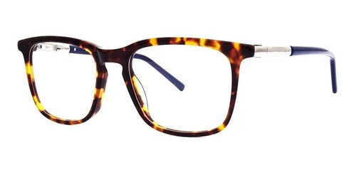 Lentes Oftálmicos Nivada Hombre Armazón Havana Varilla Azul