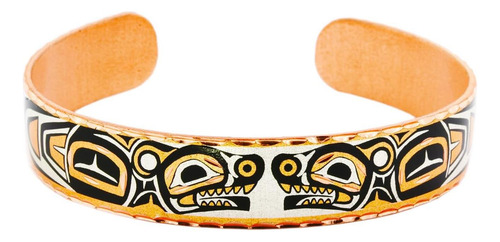 Brazalete Haida Nativo: Joyería Animal Distintiva