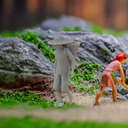 Figura De Juego De Cuidador De Granja A Escala Masculino