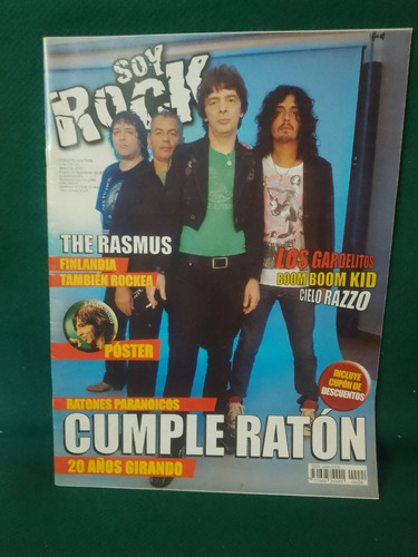 Revista Soy Rock 24 Ratones Paranoicos Rasmus Gardelitos