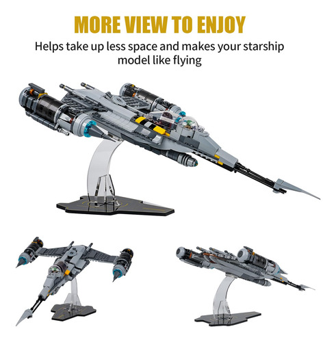 Soporte Acrílico Naocard Para Lego Star Wars N-1