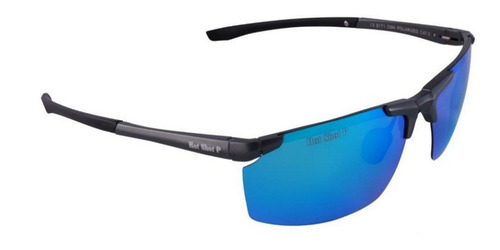 Anteojos Económicos De Protección, Mxxch-003, Unisex, Polari Color Azul