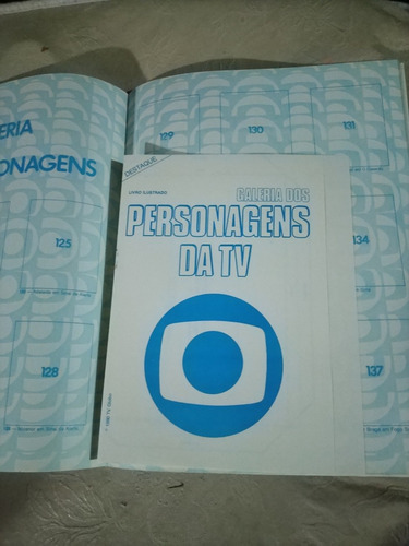 Álbum Galeria Dos Personagens Da Tv