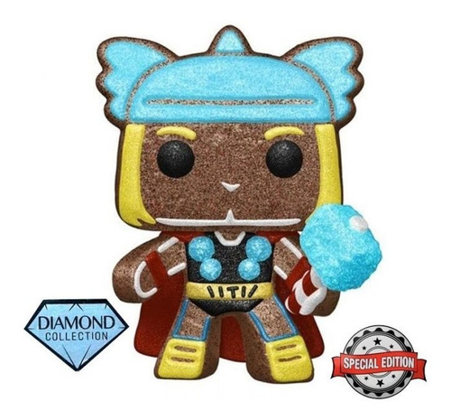 Funko Pop - Marvel Gingerbread Thor Diamond Special Edition 