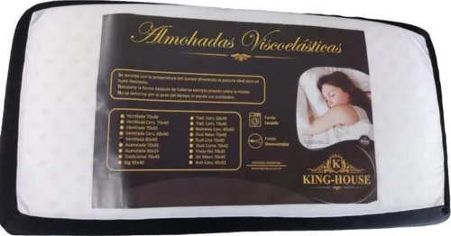 Almohada King house 80x40 Visco Ventilada Art 017