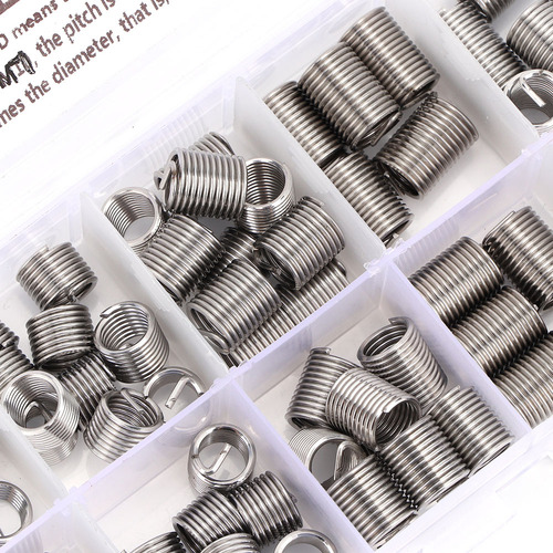 100 Insertos De Acero Inoxidable Para Reparación De Roscas D