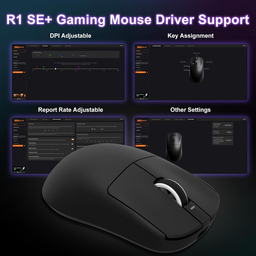 Ratón Inalámbrico Vxe R1 Pro/promax 1k Con Sensor Paw3395se