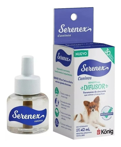 Serenex Repuesto Difusor Feromonas Perros 42ml - Anti Estrés