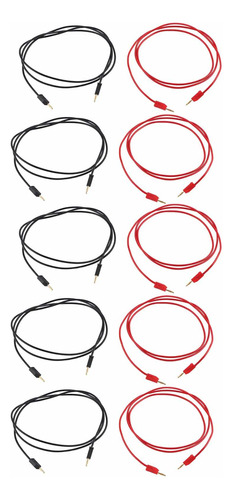 Cable Prueba Conector Banana 0,44 Mmâ² Juego Alambre Laton 5