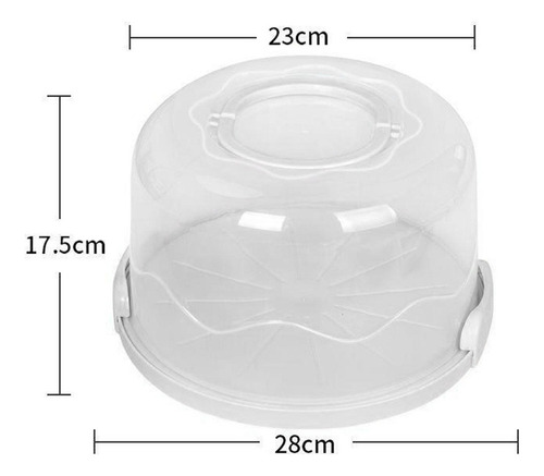 M Soporte Para Tartas Con Tapa Para 8 O 10 Tartas, Portátil,
