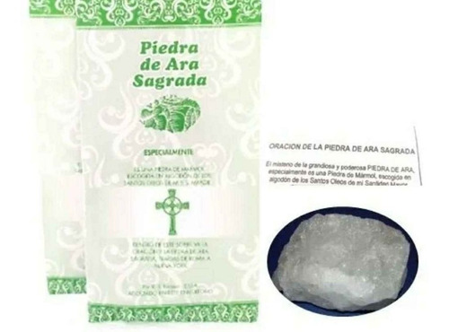Imagen 2 de 2 de Piedra De Ara Religiosa Fuerza Vitalidad Amuleto Protector