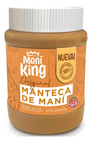 Manteca De Mani Original Mani King X 350g Sin Tacc X 6 Un